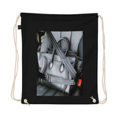 Cotton dust bag drawstring backpack handbag storage bag